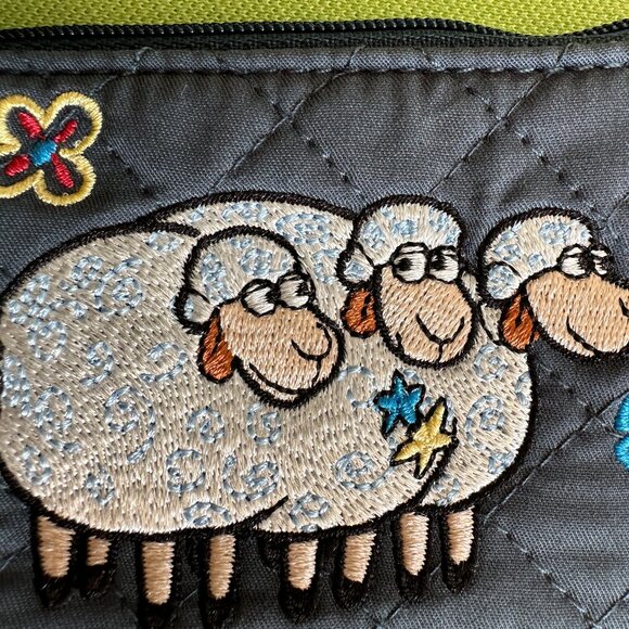 VERA BRADLEY DISNEY PIXAR ZIP ID CASE W/ BO PEEP'S SHEEP:NWT ANDY'S ROOM - Picture 3 of 9